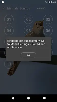 Nightingale Sounds android App screenshot 3